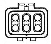 1073161 Ford ventilador (rodete +motor refrigeración del motor con electromotor completo)