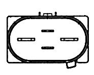 LE584 Beru ventilador (rodete +motor refrigeración del motor con electromotor, izquierdo)