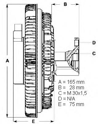Embrague del ventilador Land Rover ERR4996