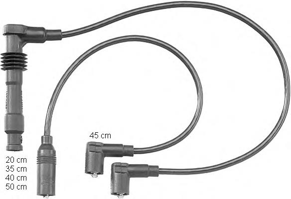 Juego de cables de encendido ZEF1156 Beru