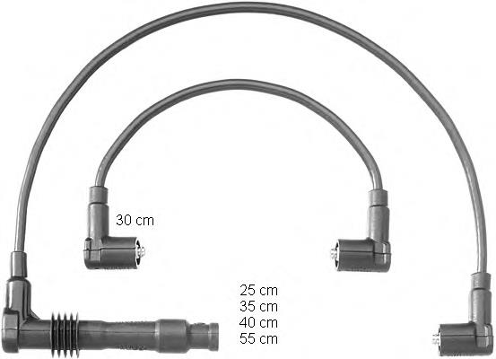 Juego de cables de encendido ZEF1158 Beru