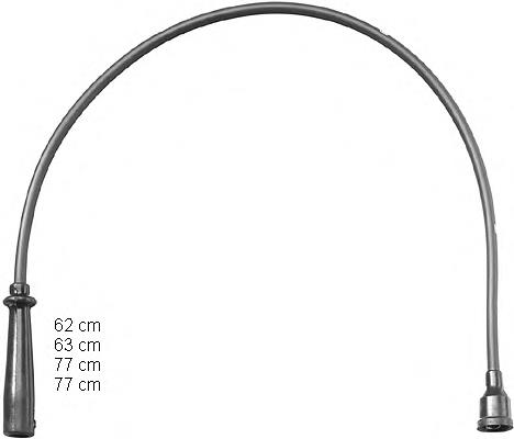 Cables de alta tensión, juego Ford Transit  (1985-1992)