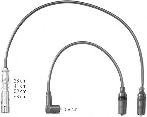 ZEF1151 Beru cables de bujías