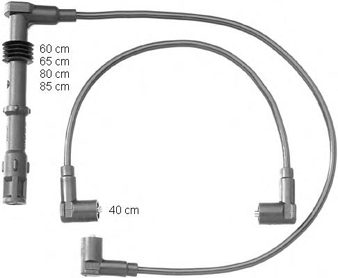 Juego de cables de encendido ZEF1148 Beru