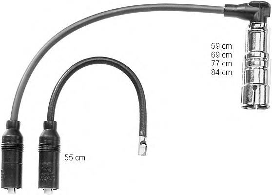 ZEF1032 Beru cables de bujías