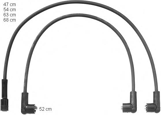 ZEF1055 Beru cables de bujías
