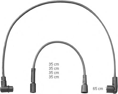 7700850795 Renault (RVI) juego de cables de encendido