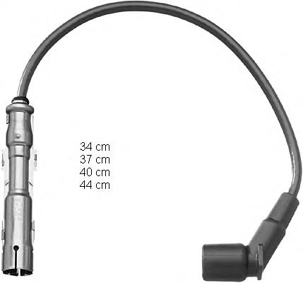 ZEF1338 Beru Cables de alta tensión, juego