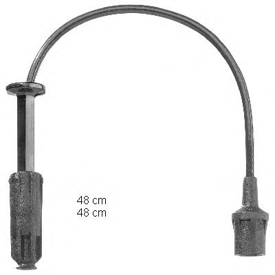 Cables de bujías ZEF1412 Beru