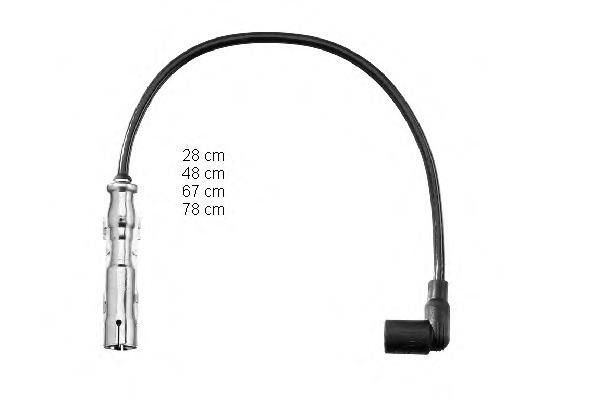 Juego de cables de encendido ZEF1496 Beru