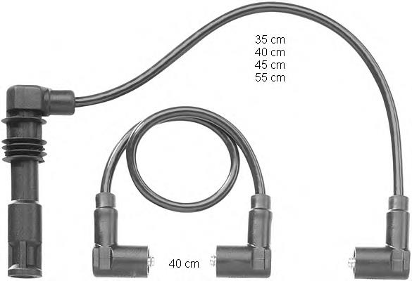 Juego de cables de encendido ZEF1187 Beru