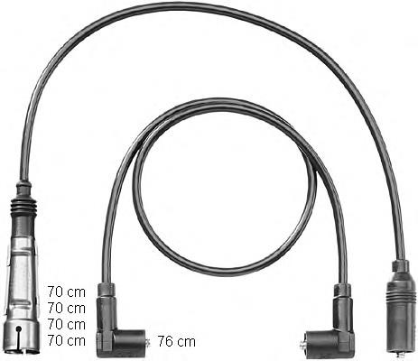ZEF1198 Beru cables de bujías