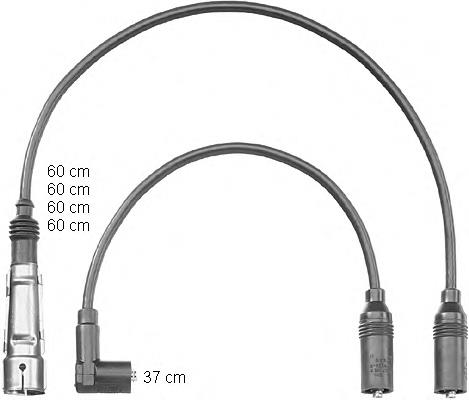 ZEF1194 Beru Cables de alta tensión, juego