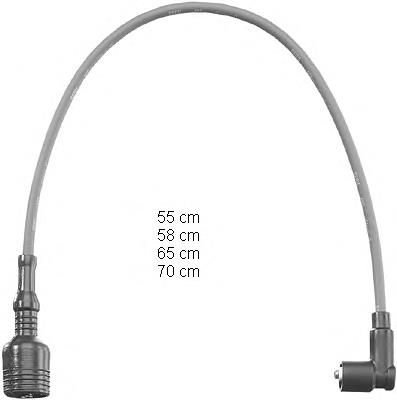 ZEF1254 Beru cables de bujías