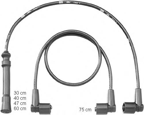 ZEF1261 Beru cables de bujías