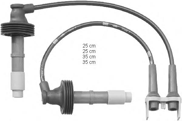 ZEF1232 Beru Cables de alta tensión, juego