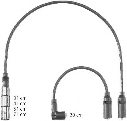 Cables de bujías ZEF1223 Beru