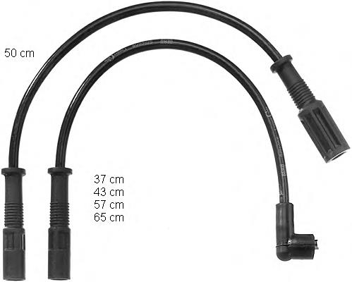 Juego de cables de encendido ZEF777 Beru