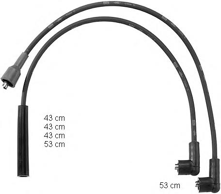 Cables de bujías 8291 NGK