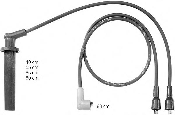 Cables de bujías ZEF755 Beru