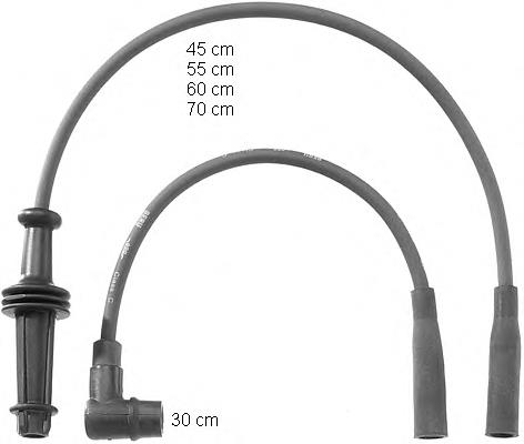 Juego de cables de encendido ZEF756 Beru