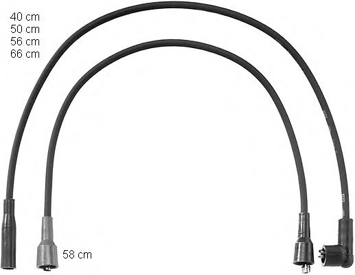 Juego de cables de encendido ZEF765 Beru