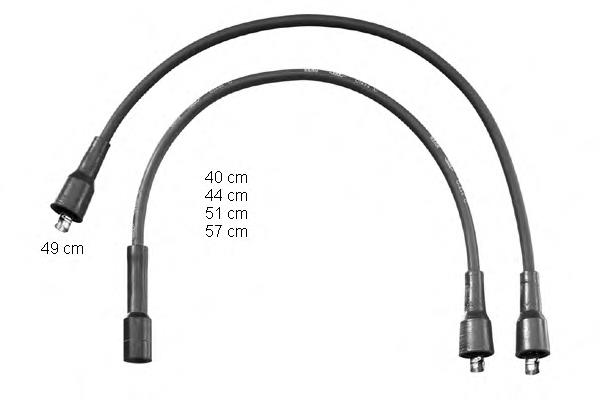 Juego de cables de encendido ZEF766 Beru