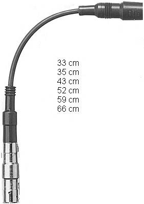 Cables de bujías ZE765 Beru