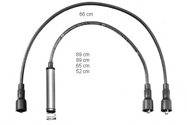 Juego de cables de encendido ZEF582 Beru