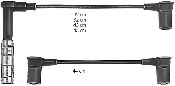 ZEF585 Beru cables de bujías