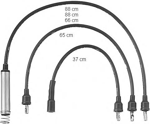 Juego de cables de encendido ZEF576 Beru