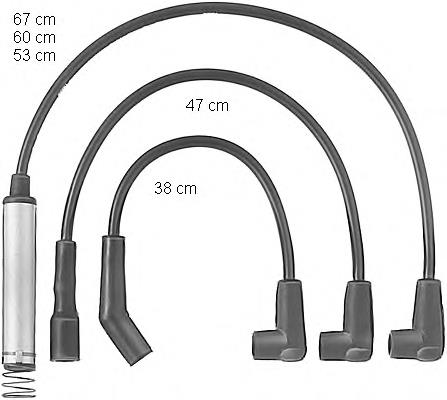 Juego de cables de encendido ZEF578 Beru