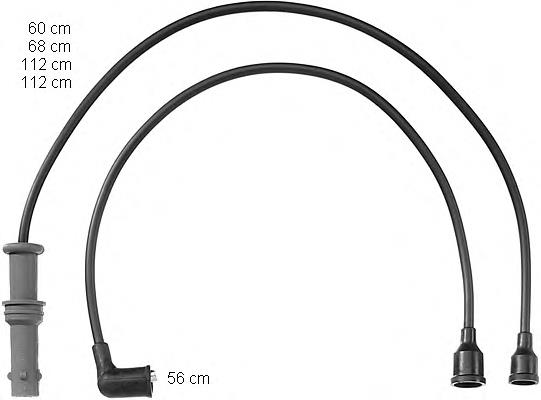 ZEF903 Beru cables de bujías