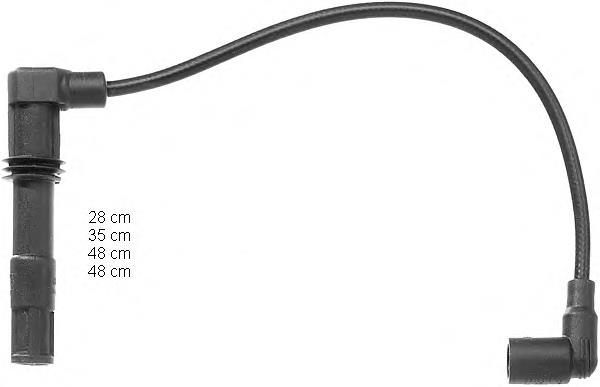 ZEF990 Beru cables de bujías