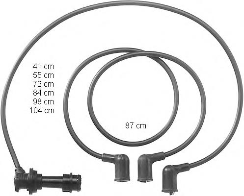 Cables de bujías 9687 NGK