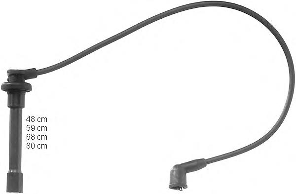 Juego de cables de encendido ZEF842 Beru