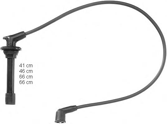 ZEF843 Beru cables de bujías
