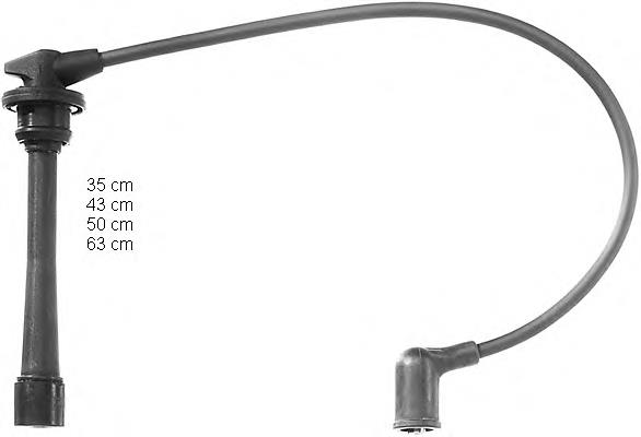 ZEF850 Beru Cables de alta tensión, juego