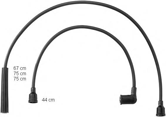 Juego de cables de encendido ZEF827 Beru