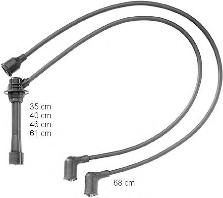 ZEF863 Beru cables de bujías