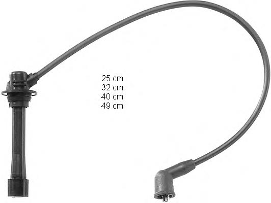 Juego de cables de encendido B69F18140C Mazda