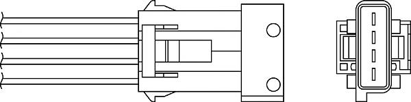 Sonda Lambda Sensor De Oxigeno Para Catalizador OZH079 Beru