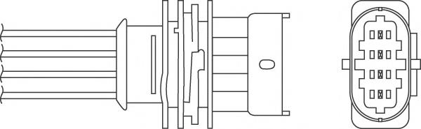 Sonda Lambda Sensor De Oxigeno Para Catalizador OZH112 Beru