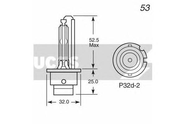 662401SCB Osram Bombilla de xenón