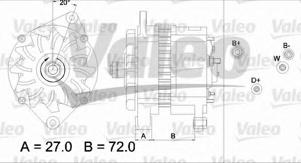 Alternador del motor VALEO 437446 precio, desde 193,84 EUR