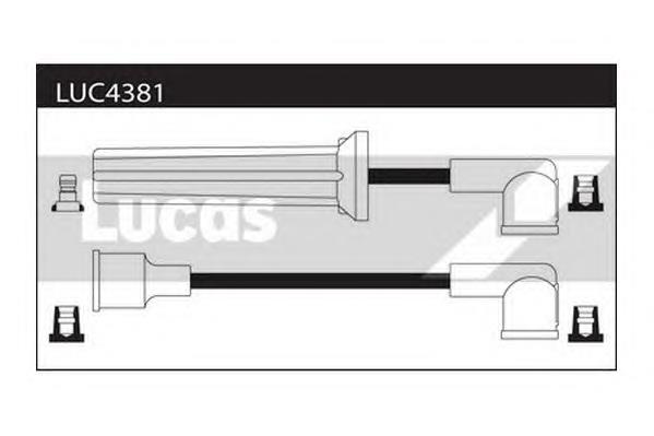 Cables de bujías LUC4381 Lucas