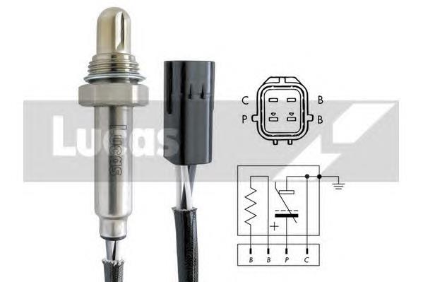 LEB160 Lucas sonda lambda sensor de oxigeno para catalizador