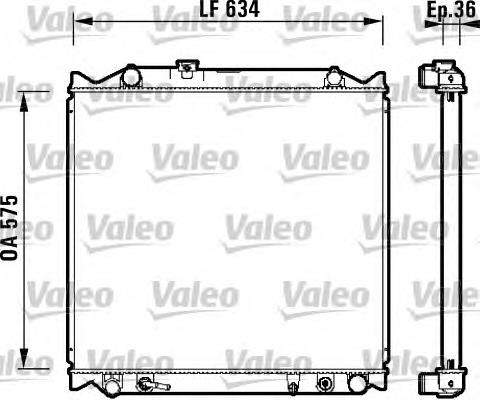 734206 VALEO Refrigeración del motor