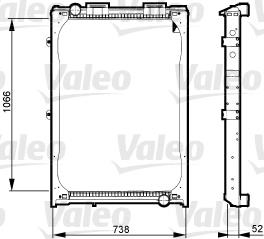 732972 VALEO radiador