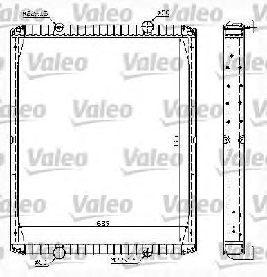 Radiador refrigeración del motor 732998 VALEO